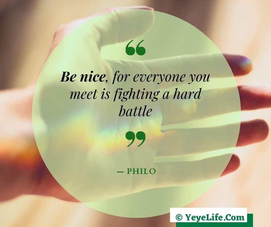 Being Nice Quotes Image