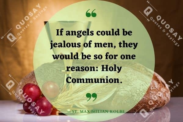 First Holy Communion Quote Image By Saint Kolbe