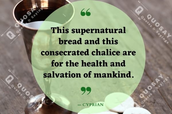 First Holy Communion Quotes Image by Cyprian